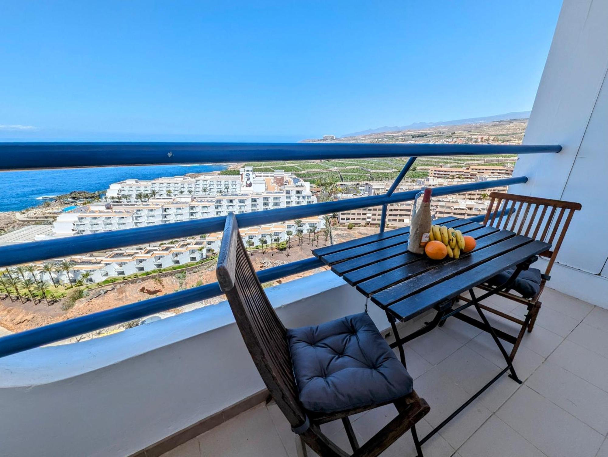 Studio Playa Paraiso Tenerife - Ocean View And Internet Wifi Optical Fiber - For Rent Exteriör bild
